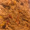 Spaghetti jollof Chicken/fried fish/beef Moimoi/plantain